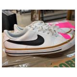Nike White Leather Low-Top Sneakers