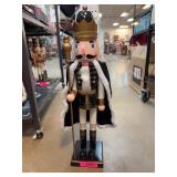 22ï¿½ Wooden King Nutcracker with Staff