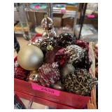 Red, Gold, and Silver Christmas Ornam