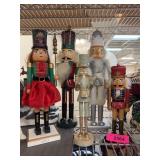 Wooden Nutcracker Figurines, 5 Pc