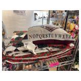 Quilted Throw Blanket and Tapestry Pillow Set