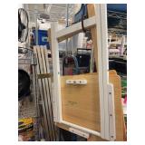 Folding Wood and Metal Tray Table