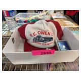 R.E. Owen Co. Cap and Citgo Memorabilia