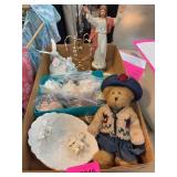 Figurines, Bear, Jewelry Care Lot