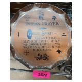 Indian Prayer Decorative Metal Plate