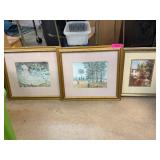 Three Framed Art Prints