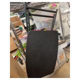 Black Plastic Folding Table