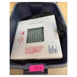 SomerTile 9.75" Blue Round Porcelain Mosaic