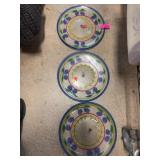 Zrike Hand Painted Italian Glass Bowls