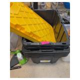 HDX Black Storage Totes with 2 Lids