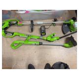 Greenworks Cordless Lawn Tool Set with 24V