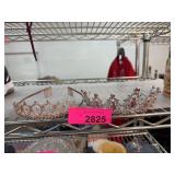 Pink And Clear Rhinestone Tiaras