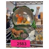Dallas Zoo Animal Globe Music Box