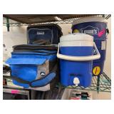 Igloo Water Coolers and Coleman Soft Cooler