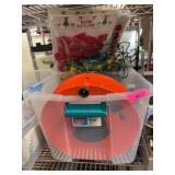 Holiday Lights and Bow Decor Set