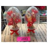 Artificial Flower Eggs with Stands