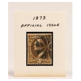 1873 U.S. 3 Cent Official Issue Stamp