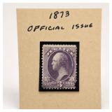 1873 US Official Issue 3 Cent Postage Stamp