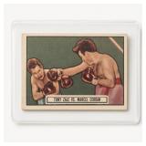 1951 Topps Ringside #44 Tony Zale vs. Marcelï¿½