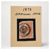 1873 U.S. Department of the Interior 3Â¢ Stamp
