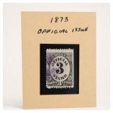 1873 3 Cent Official Stamp