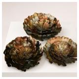 3 Metal Decorative Flower Wall Decor