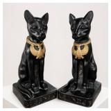 Black Bastet Cat Statues