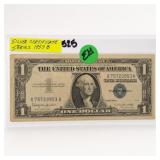 1957B $1 Silver Certificate Note