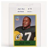 1967 Philadelphia Willie Davis #76 Card