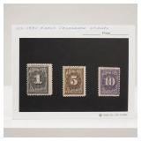 US 1881 American Rapid Telegraph Stamps Set