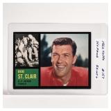 1962 Topps Bob St. Clair #157 Football Card
