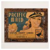 Pacific Maid Ventura County Lemons Sign