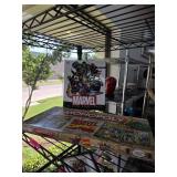 Marvel Monopoly and Visual Chronicle Book