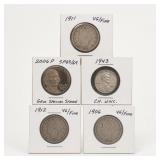 U.S. Coin Lot: 1906, 1911, 1912, 1943, 2006