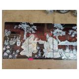 Mother-of-Pearl Inlaid Nativity Triptych