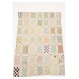 Handmade Patchwork Quilt 80 x 56 in