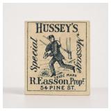 1880 Husseys Post Local Stamp
