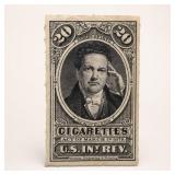 1879 US Cigarette Tax Revenue Stamp
