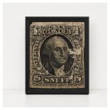 1872 US 1 Ounce Snuff Revenue Stamp