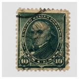 1890 US 10 Cent Webster Bank Note Stamp