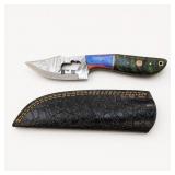 Custom Fixed Blade Knife with Animal Cutout