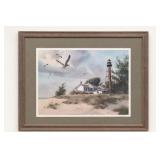 Signed Phil Caper Lighthouse Print