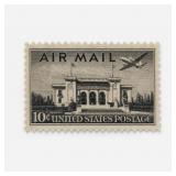 U.S. 10 Cent Air Mail Black/White Mint Stamp