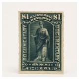 US 1898 $1 Documentary Revenue Stamp