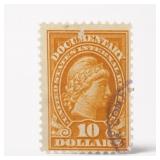 1917 US $10 Documentary Revenue Stamp