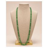32in Jade Bead Necklace