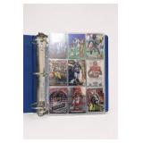Binder of Mixed Sports Trading Cards