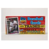 Topps 1991 Baseball Traded Set Sealed