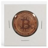 1 oz .999 Copper Bitcoin Commemorative Coin