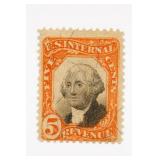 US 1871-2 3rd Series 5Â¢ Revenue Stamp